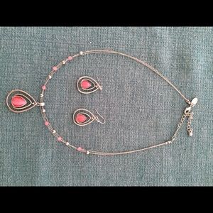 Lia Sophia necklace and earrings